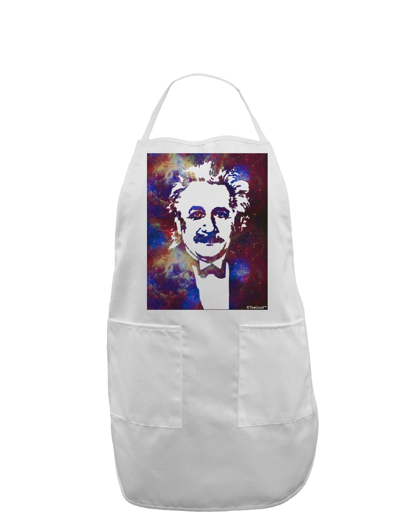 Cosmic Galaxy Adult Apron by TooLoud-Bib Apron-TooLoud-White-One-Size-Davson Sales