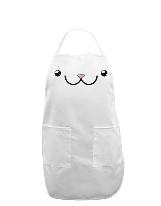 Kyu-T Face - Kawa the Cute Animal Adult Apron-Bib Apron-TooLoud-White-One-Size-Davson Sales
