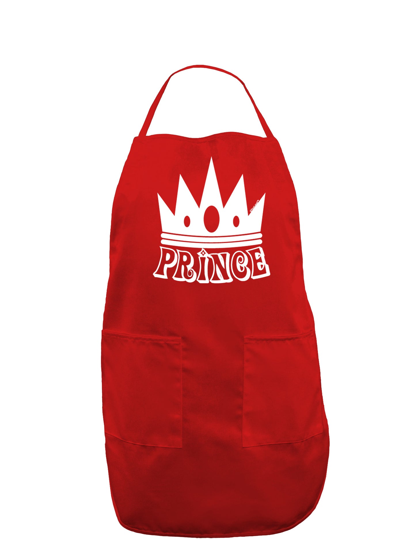 Prince Dark Adult Apron-Bib Apron-TooLoud-Red-One-Size-Davson Sales