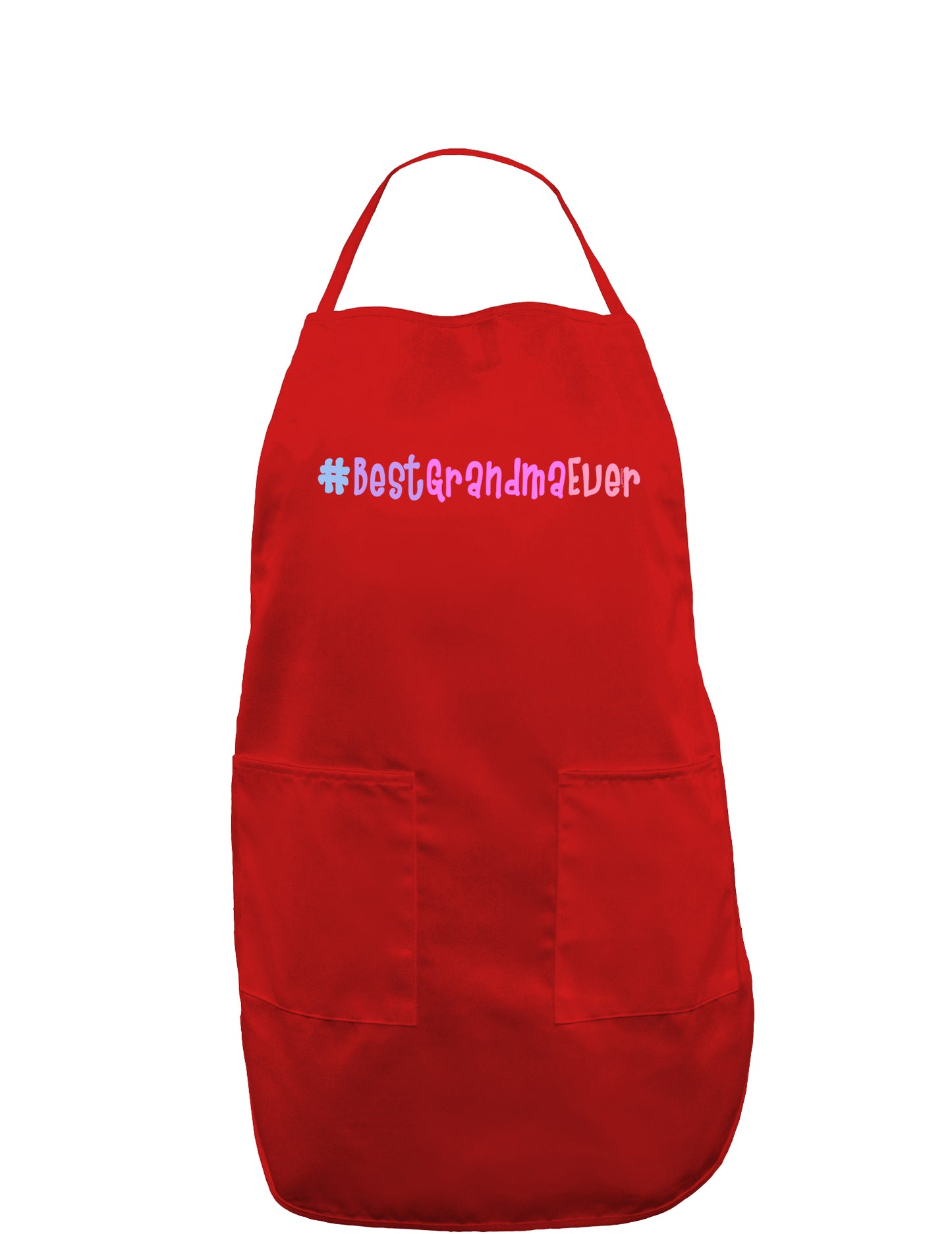#BestGrandmaEver Dark Adult Apron-Bib Apron-TooLoud-Red-One-Size-Davson Sales