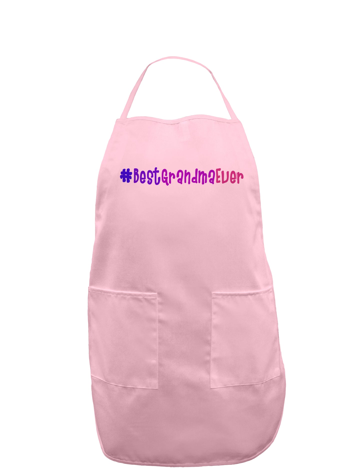 #BestGrandmaEver Adult Apron-Bib Apron-TooLoud-Light-Pink-One-Size-Davson Sales