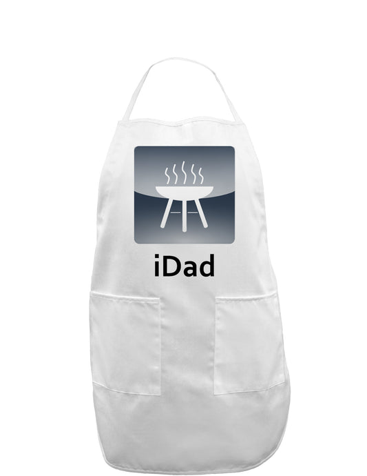 iDad Grill Adult Apron-Bib Apron-TooLoud-White-One-Size-Davson Sales