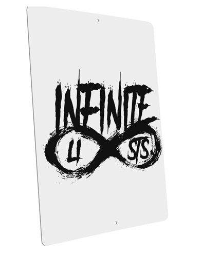 Infinite Lists Large Aluminum Sign 12 x 18" - Portrait by TooLoud-TooLoud-12x18"-Davson Sales