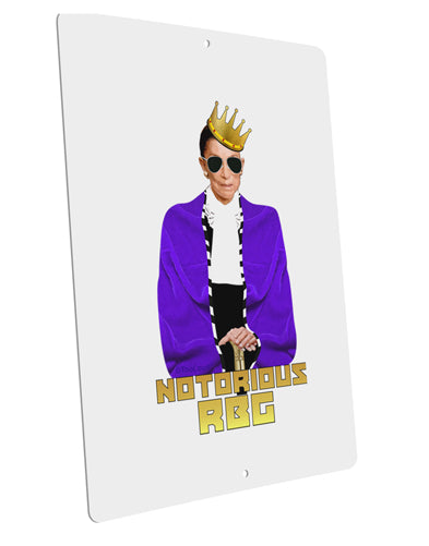Notorious RBG Large Aluminum Sign 12 x 18" - Portrait by TooLoud-TooLoud-12x18"-Davson Sales
