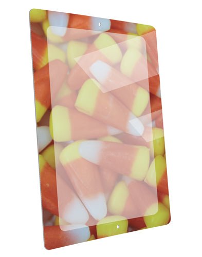 Candy Corn Large Aluminum Sign 12 x 18" - Portrait by TooLoud-TooLoud-12x18"-Davson Sales