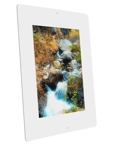 Rockies Waterfall Large Aluminum Sign 12 x 18" - Portrait-Aluminum Sign-TooLoud-12x18"-Davson Sales