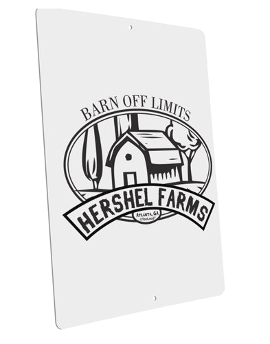 Hershel Farms Large Aluminum Sign 12 x 18" - Portrait by TooLoud-TooLoud-12x18"-Davson Sales