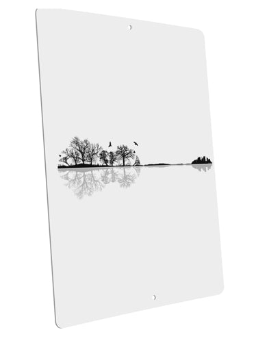 Nature's Harmony Guitar Large Aluminum Sign 12 x 18" - Portrait by TooLoud-Posters, Prints, & Visual Artwork-TooLoud-12x18"-Davson Sales