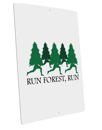 Run Forest Run Funny Large Aluminum Sign 12 x 18" - Portrait by TooLoud-TooLoud-12x18"-Davson Sales