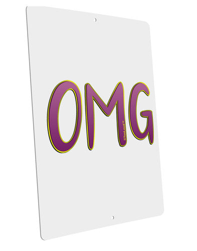OMG Large Aluminum Sign 12 x 18" - Portrait by TooLoud-TooLoud-12x18"-Davson Sales