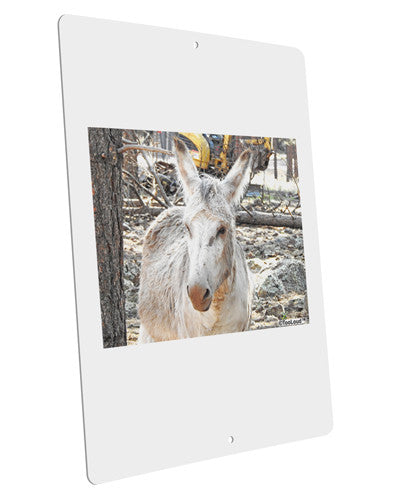 Troubled Burro Large Aluminum Sign 12 x 18" - Portrait-Aluminum Sign-TooLoud-12x18"-Davson Sales
