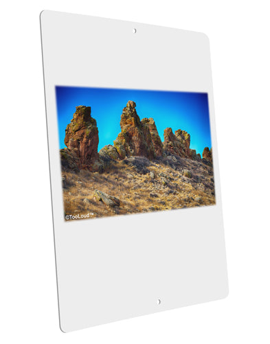 Crags in Colorado Large Aluminum Sign 12 x 18" - Portrait by TooLoud-TooLoud-12x18"-Davson Sales