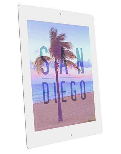 San Diego Beach Filter Large Aluminum Sign 12 x 18" - Portrait-Aluminum Sign-TooLoud-12x18"-Davson Sales