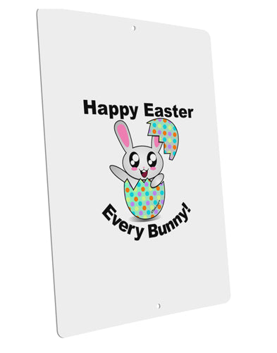 Happy Easter Every Bunny Large Aluminum Sign 12 x 18" - Portrait by TooLoud-TooLoud-12x18"-Davson Sales
