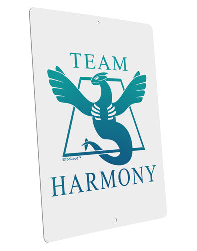 Team Harmony Large Aluminum Sign 12 x 18" - Portrait-Aluminum Sign-TooLoud-12x18"-Davson Sales