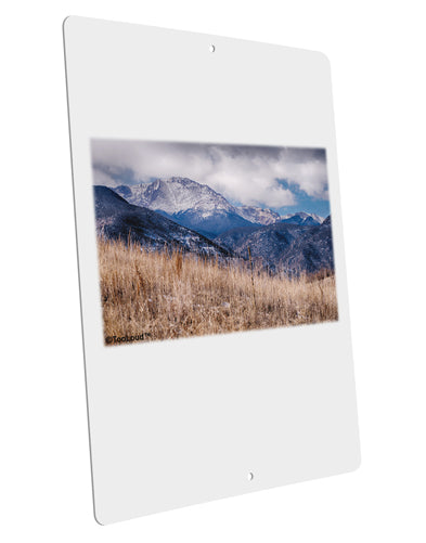 Pikes Peak CO Mountains Large Aluminum Sign 12 x 18" - Portrait by TooLoud-TooLoud-12x18"-Davson Sales