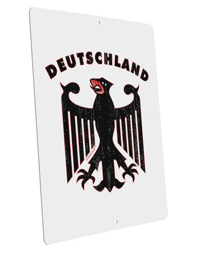 Bundeswehr Logo Deutschland Large Aluminum Sign 12 x 18" - Portrait-Aluminum Sign-TooLoud-12x18"-Davson Sales