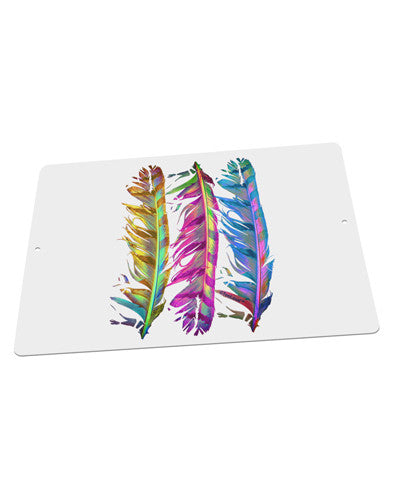 Magic Feathers Large Aluminum Sign 12 x 18" - Landscape-Aluminum Sign-TooLoud-18x12"-Davson Sales