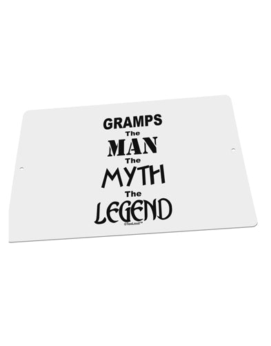 Gramps The Man The Myth The Legend Large Aluminum Sign 12 x 18" - Landscape by TooLoud-TooLoud-18x12"-Davson Sales