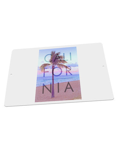 California Beach Filter Large Aluminum Sign 12 x 18" - Landscape-Aluminum Sign-TooLoud-18x12"-Davson Sales