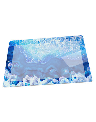 Blue Agate Geode Print Large Aluminum Sign 12 x 18" - Landscape-Aluminum Sign-TooLoud-18x12"-Davson Sales