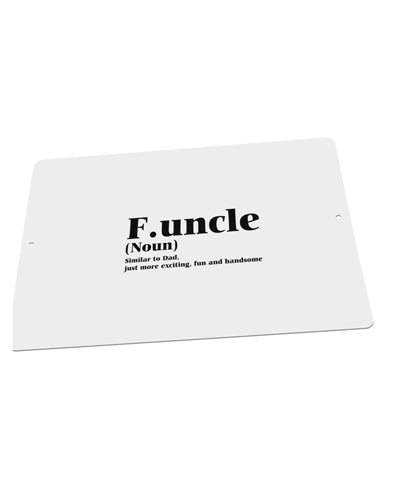 Funcle - Fun Uncle Large Aluminum Sign 12 x 18" - Landscape by TooLoud-TooLoud-18x12"-Davson Sales