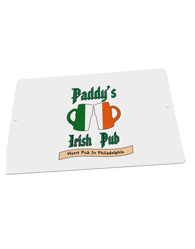 Paddy's Irish Pub Large Aluminum Sign 12 x 18" - Landscape by TooLoud-Posters, Prints, & Visual Artwork-TooLoud-18x12"-Davson Sales