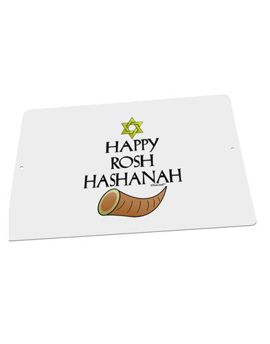 Happy Rosh Hashanah Large Aluminum Sign 12 x 18" - Landscape by TooLoud-TooLoud-18x12"-Davson Sales