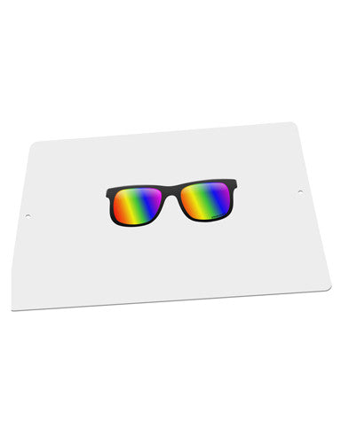 Pride Rainbow Lenses Large Aluminum Sign 12 x 18" - Landscape by TooLoud-TooLoud-18x12"-Davson Sales