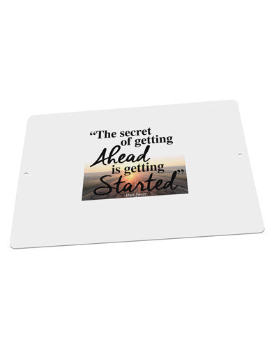 Getting Ahead Mark Twain Large Aluminum Sign 12 x 18" - Landscape-Aluminum Sign-TooLoud-18x12"-Davson Sales