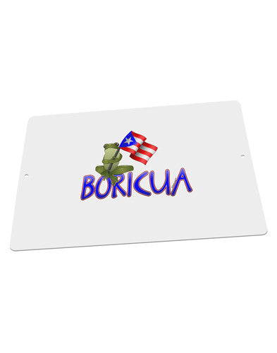 Coqui Boricua Large Aluminum Sign 12 x 18" - Landscape-Aluminum Sign-TooLoud-18x12"-Davson Sales