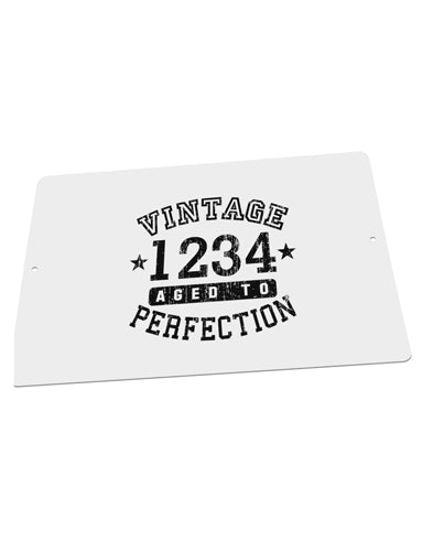 Personalized Vintage Birth Year Distressed Large Aluminum Sign 12 x 18" - Landscape by TooLoud-TooLoud-18x12"-Davson Sales