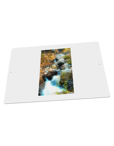 Rockies Waterfall Large Aluminum Sign 12 x 18" - Landscape-Aluminum Sign-TooLoud-18x12"-Davson Sales