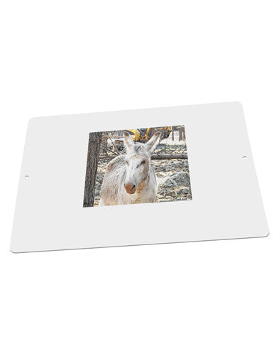 Troubled Burro Large Aluminum Sign 12 x 18" - Landscape-Aluminum Sign-TooLoud-18x12"-Davson Sales