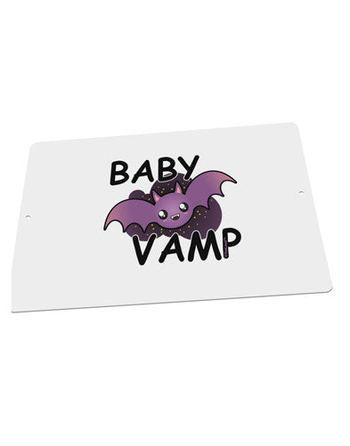 Baby Vamp Large Aluminum Sign 12 x 18" - Landscape by TooLoud-TooLoud-18x12"-Davson Sales