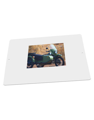 Sidecar Motorcycle Photo Large Aluminum Sign 12 x 18" - Landscape-Aluminum Sign-TooLoud-18x12"-Davson Sales