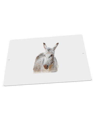 Burro Cutout Large Aluminum Sign 12 x 18" - Landscape-Aluminum Sign-TooLoud-18x12"-Davson Sales
