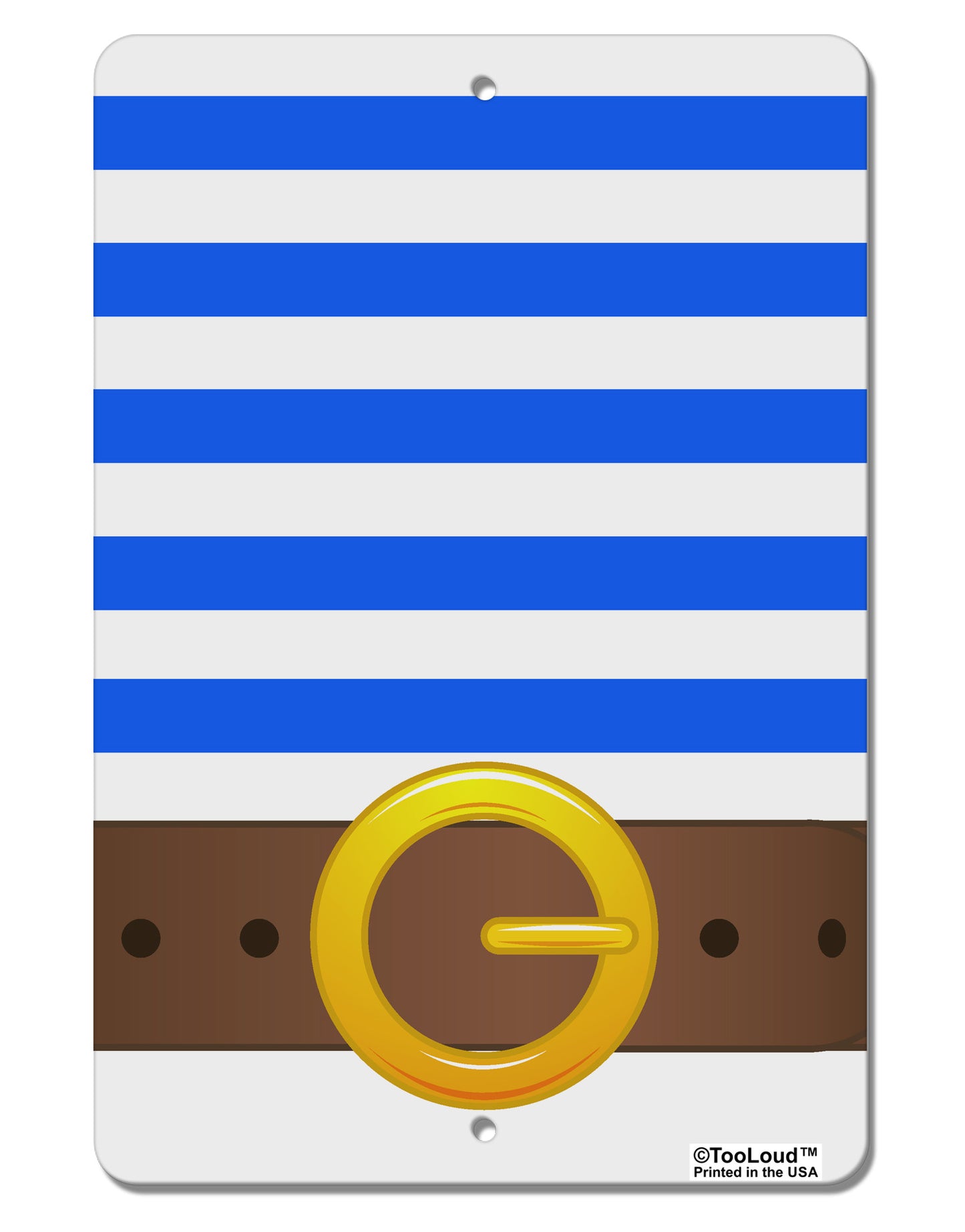 Pirate Crew Costume - Blue Aluminum 8 x 12" Aluminum Sign All Over Print-Aluminum Sign-TooLoud-White-Davson Sales
