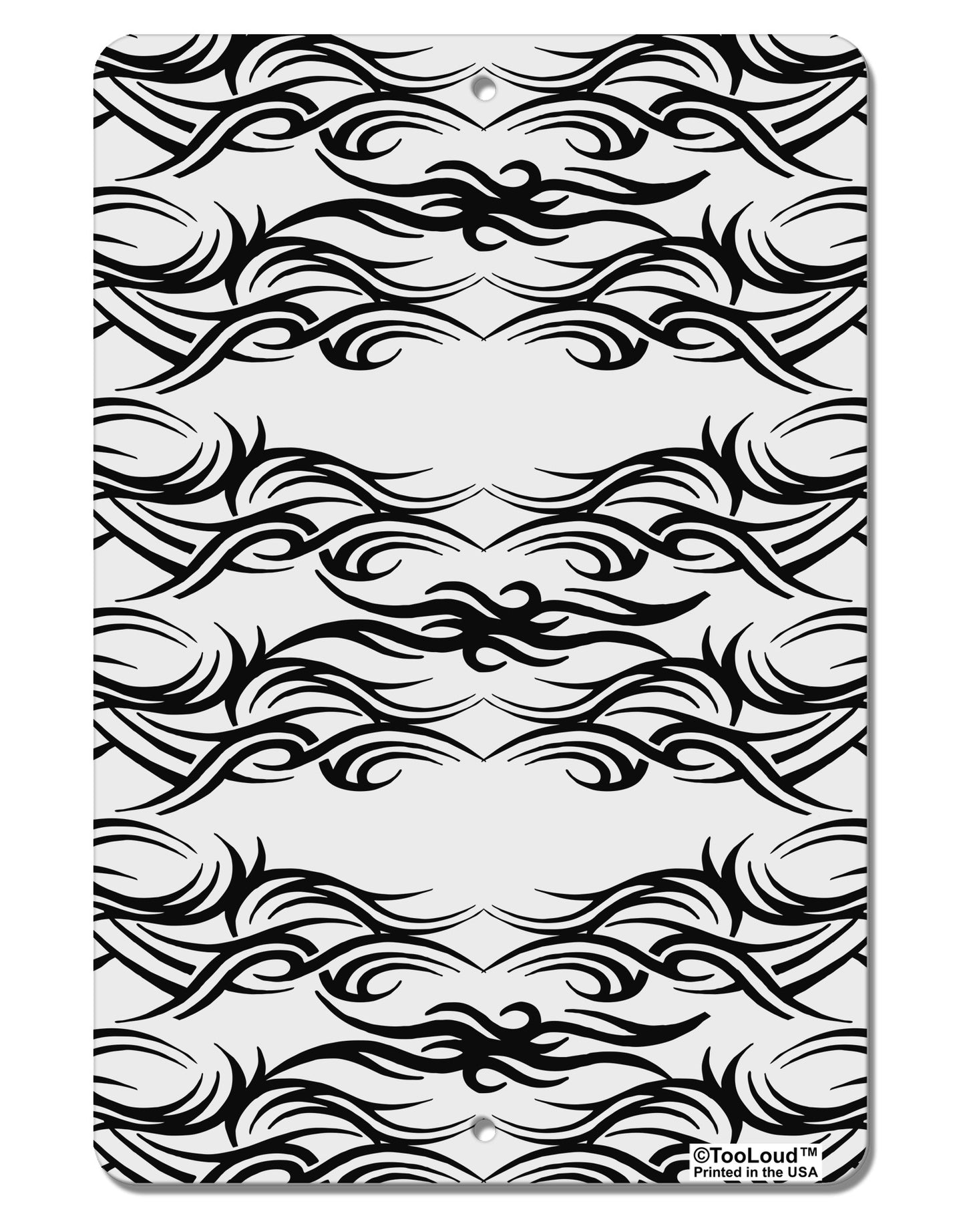 Tribal Pattern AOP Aluminum 8 x 12" Aluminum Sign All Over Print by TooLoud-Aluminum Sign-TooLoud-White-Davson Sales