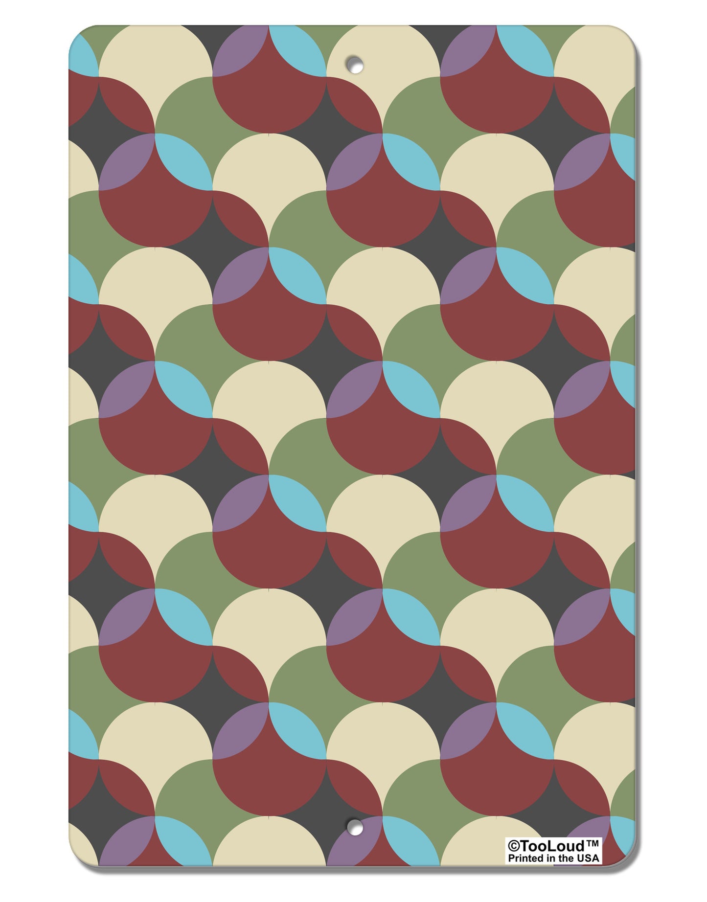 Geometric Abstract AOP Aluminum 8 x 12" Aluminum Sign All Over Print by TooLoud-Aluminum Sign-TooLoud-White-Davson Sales