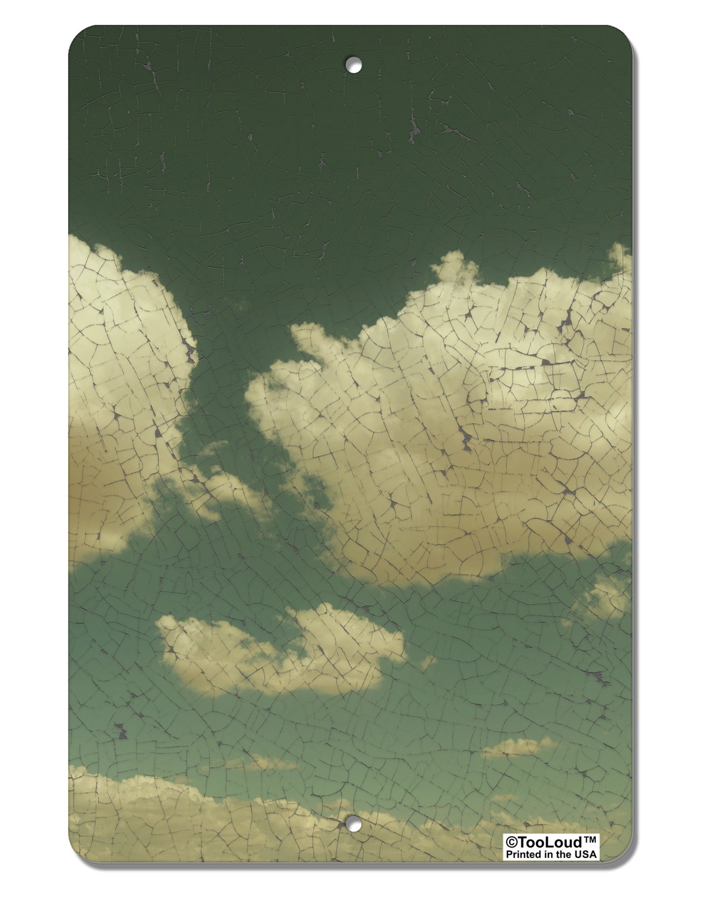 The Sky is Falling Aluminum 8 x 12" Aluminum Sign All Over Print-Aluminum Sign-TooLoud-White-Davson Sales