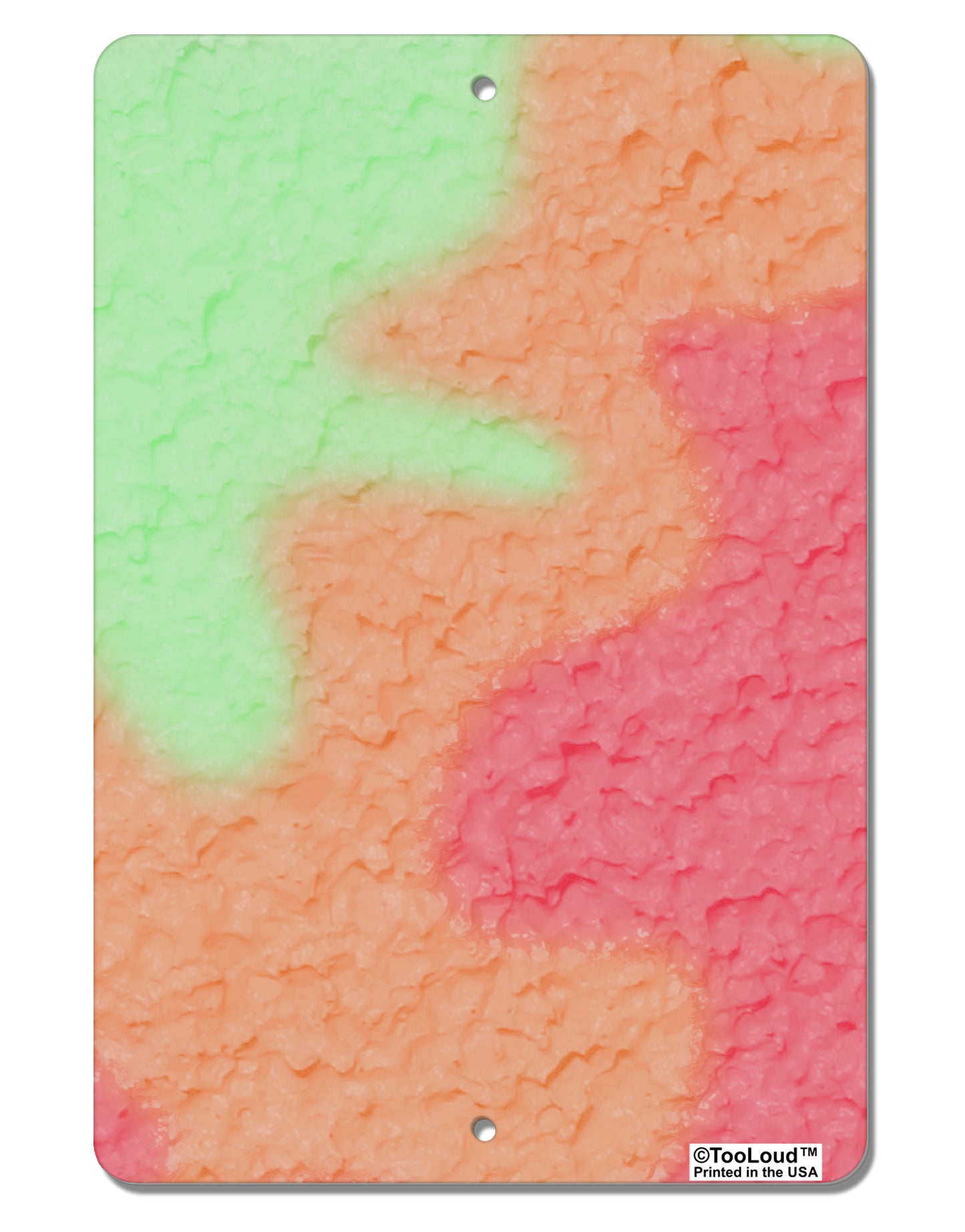 Rainbow Sherbet Aluminum 8 x 12" Aluminum Sign All Over Print by TooLoud-Aluminum Sign-TooLoud-White-Davson Sales