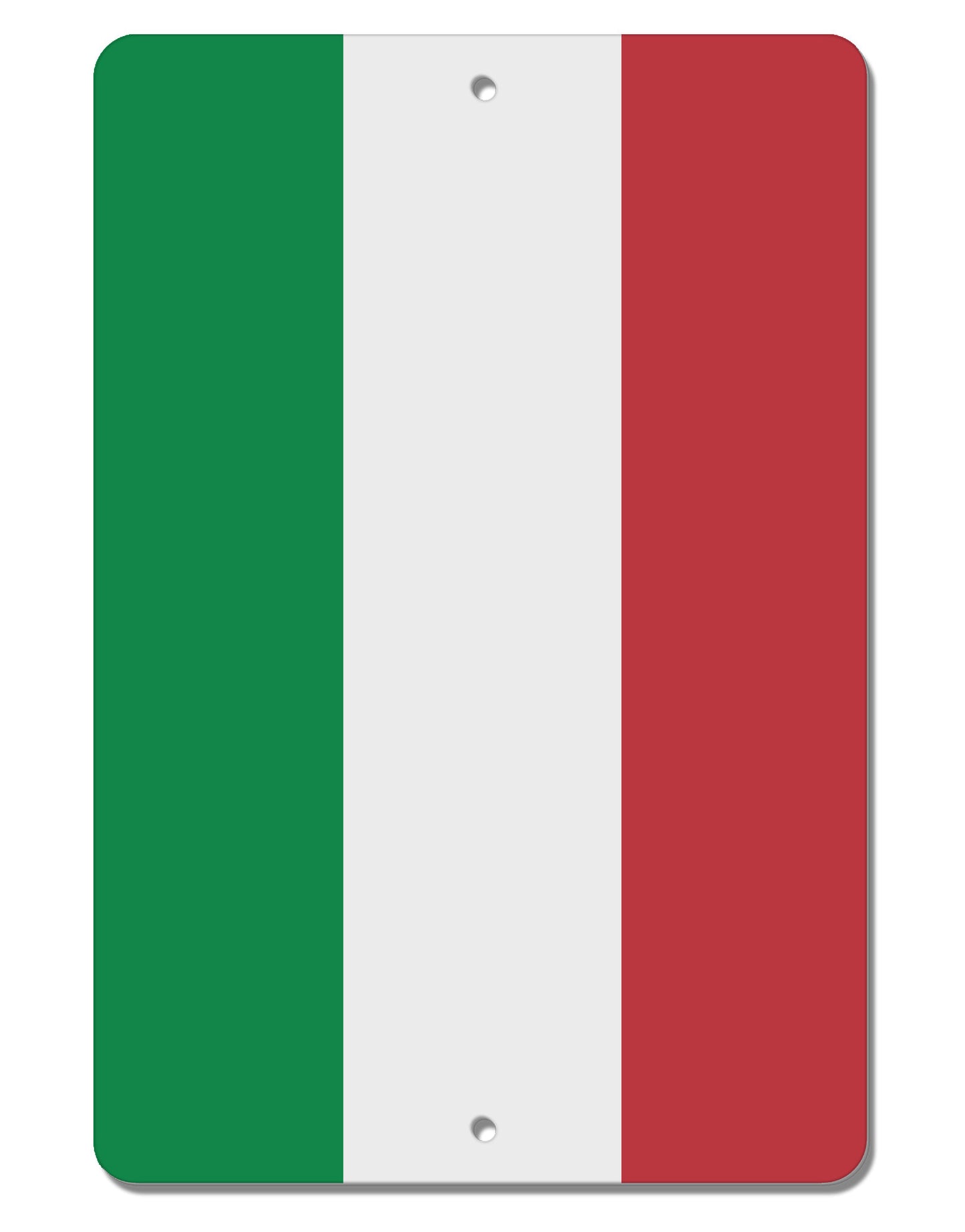 Italian Flag All Over Aluminum 8 x 12" Aluminum Sign All Over Print-Aluminum Sign-TooLoud-White-Davson Sales