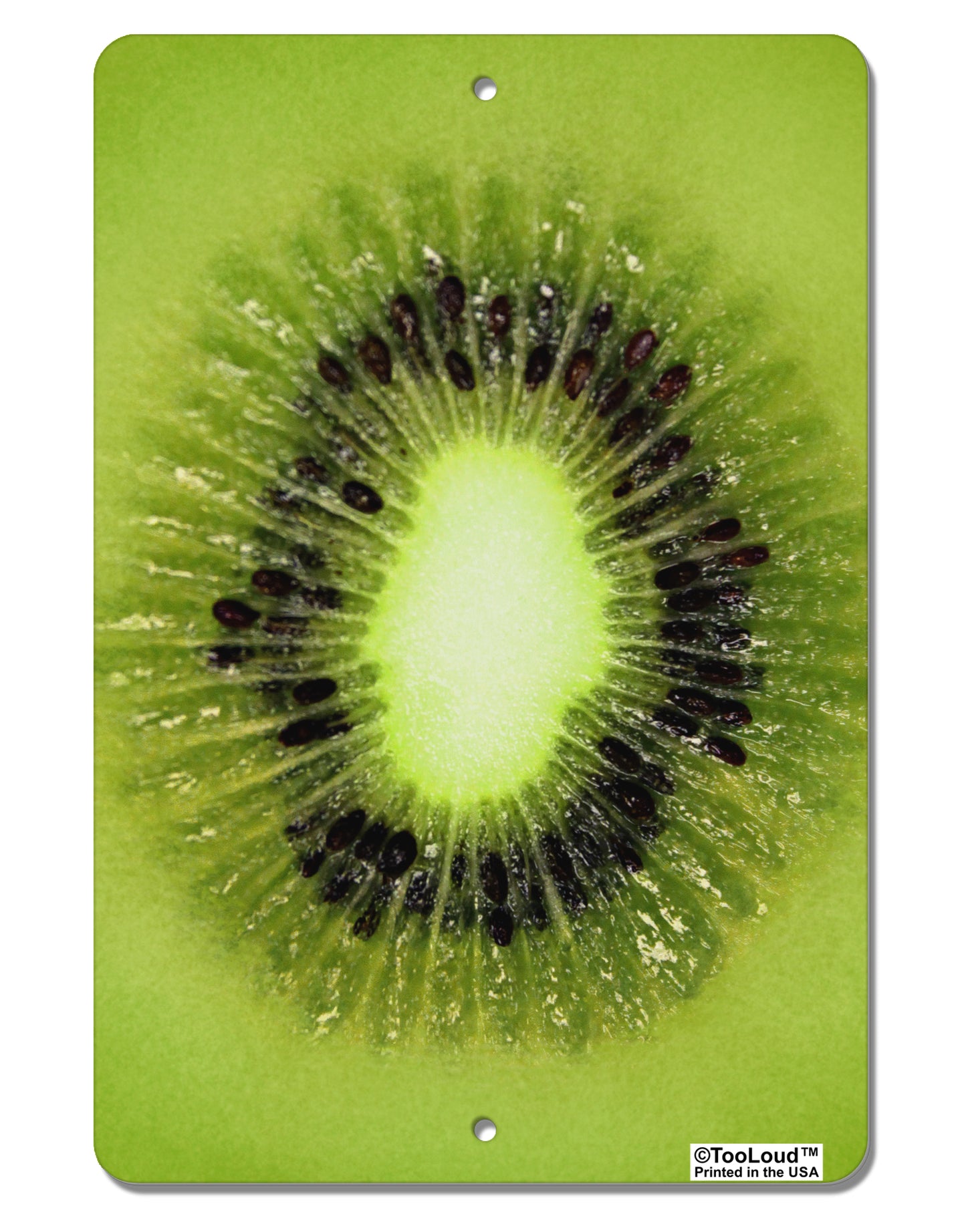 Kiwi Fruit Aluminum 8 x 12" Aluminum Sign All Over Print by TooLoud-Aluminum Sign-TooLoud-White-Davson Sales