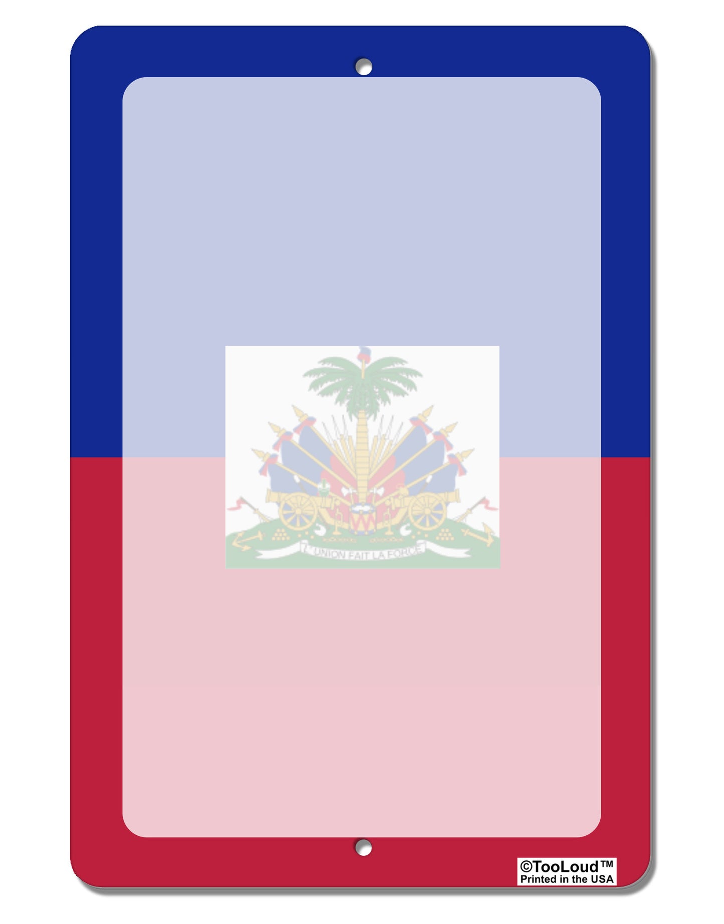 Haiti Flag AOP Aluminum 8 x 12" Dry Erase Board Sign All Over Print-Dry Erase Board-TooLoud-White-Davson Sales