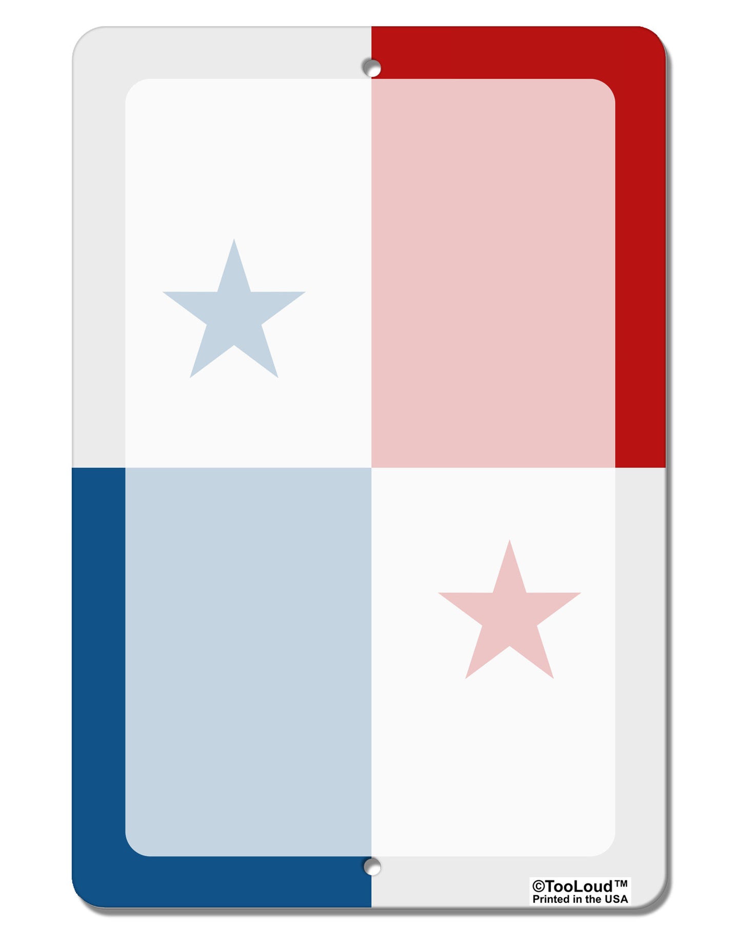 Panama Flag AOP Aluminum 8 x 12" Dry Erase Board Sign All Over Print-Dry Erase Board-TooLoud-White-Davson Sales