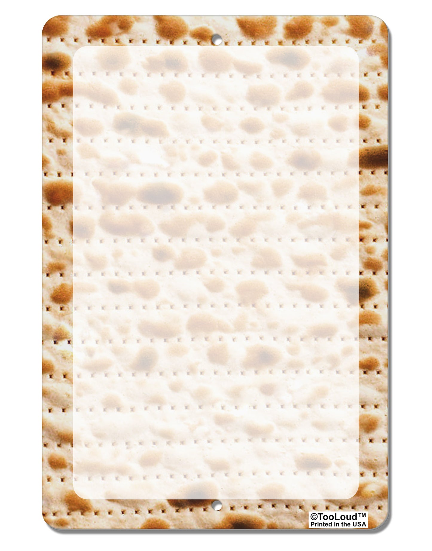 Matzo Aluminum 8 x 12" Dry Erase Board Sign All Over Print-Dry Erase Board-TooLoud-White-Davson Sales