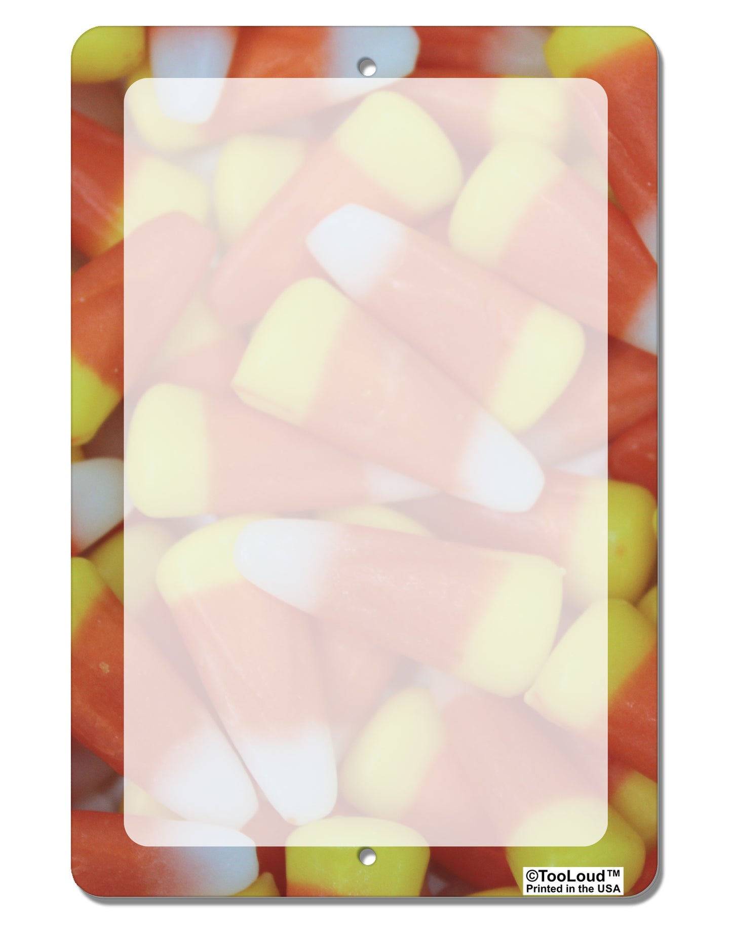 Candy Corn Aluminum 8 x 12" Dry Erase Board Sign All Over Print by TooLoud-Dry Erase Board-TooLoud-White-Davson Sales