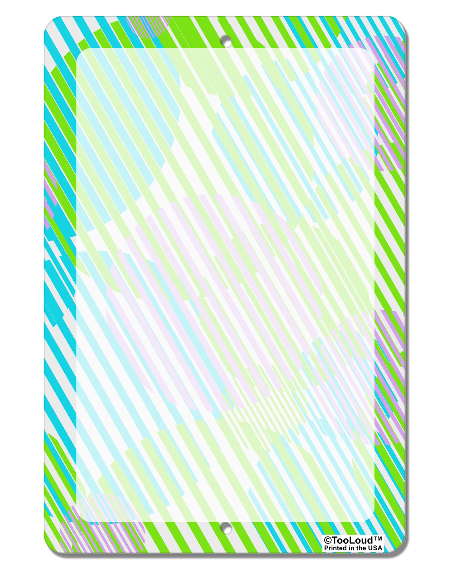 Geometric Circles Pattern AOP Aluminum 8 x 12" Dry Erase Board Sign All Over Print by TooLoud-Dry Erase Board-TooLoud-White-Davson Sales