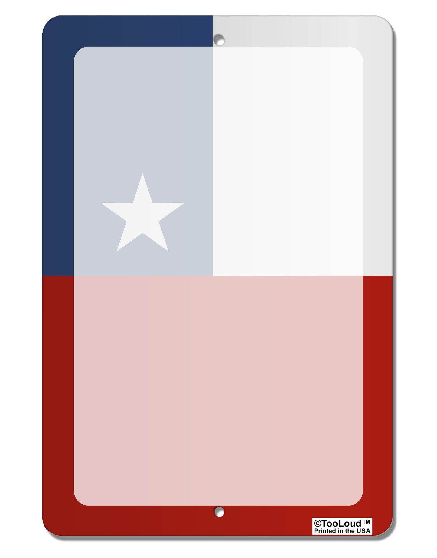 Chile Flag AOP Aluminum 8 x 12" Dry Erase Board Sign All Over Print-Dry Erase Board-TooLoud-White-Davson Sales